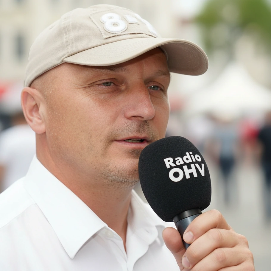Außenübertragung bei einem Stadtfest